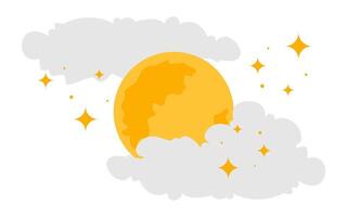 Flat Illustration Laylatul Qadar vector