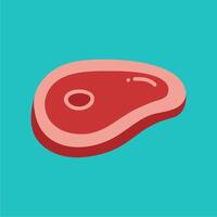 Illustration of raw meat ready to be cooked vector