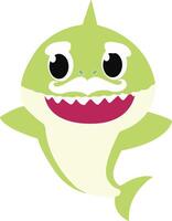 Grandpa Baby Shark vector