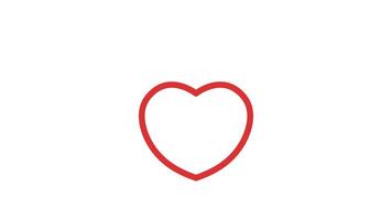 Heart animated icon. animated icon related to valentine day. suitable for user interface, provide visual feedback and more. animation with transparent background video