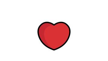 Heart animated icon. animated icon related to valentine day. suitable for user interface, provide visual feedback and more. video