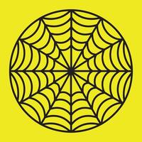 spider webs icon Editable strokes. Front view vector