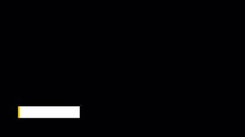 Minimal yellow and white lower third. Animation smooth motion graphic. video
