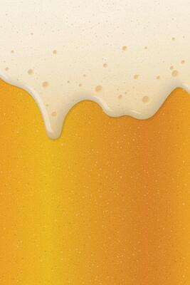 Beer form overflowing from the mug full of beer vertical background graphic illustration.