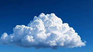 Clouds in the blue sky video