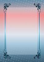Empty frame for your congratulations vector