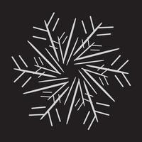flat style fireworks splash pattern vector