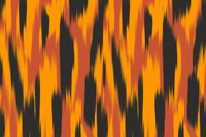Ethnic pattern black and orange striped pattern. Repeatable abstract background, Traditional ornament. Tribal pattern. Folk motif. Can be used for wallpaper, textile, wrapping, web page background. vector