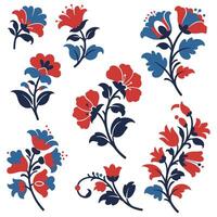 Decorative Ornamental Curls and Swirl Designs Set vector