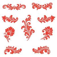 Flourish Swirl Ornamental Elements for Unique Branding vector