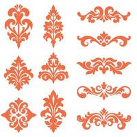 Diverse Festive Decoration Icons for Stylish Ornament Patterns vector