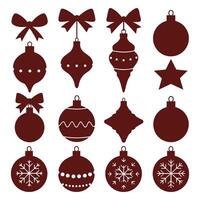 Sophisticated Ornament Festive Decorations for Creative Use vector