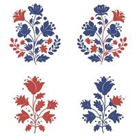 Flourish Swirl Ornate Elements for Luxurious Designs vector