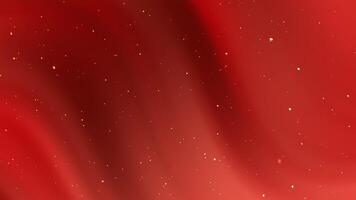 A red background with stars and a red background video