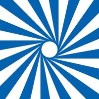 Abstract Blue Sunburst Background with Radial Lines vector