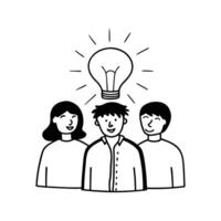 Illustration Business Teamwork Problem Solving vector