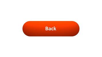 Animation of 'Back' Button Clicked by Computer Mouse with Color-Changing Effect and Confirmation Tick video