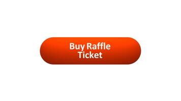 Animation of 'Buy Raffle Ticket' Button Clicked by Computer Mouse with Color-Changing Effect and Confirmation Tick video
