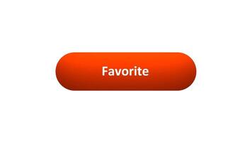 Animation of 'Favorite' Button Clicked by Computer Mouse with Color-Changing Effect and Confirmation Tick video