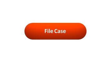 Animation of 'File Case' Button Clicked by Computer Mouse with Color-Changing Effect and Confirmation Tick video