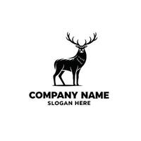 deer logo template designs vector