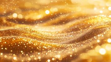 Luminous Golden Surface photo
