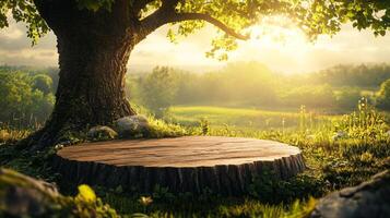 Rustic Countryside Platform photo