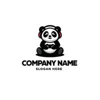 panda bear logo design design art vector