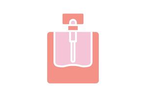 Perfume icon. solid icon style. icon related to party, valentine. valentine day elements illustration vector