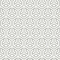 Repeating Geometric Pattern Featuring Interlocking Y Shapes and Hexagonal Elements vector