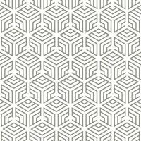 Contemporary Geometric Design with Interlocking Y Shapes and Hexagons vector