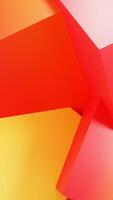 Close up of red and yellow background with geometric pattern photo