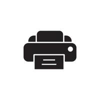 Printer Icon for Office, Technology, and Printing Themes vector