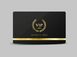 Luxury design. Premium golden VIP Card with elegant vip card template. vector