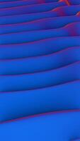 Abstract wavy pattern with smooth blue tones and subtle red accents video
