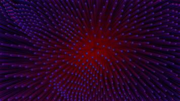 A red and blue abstract background with many dots video