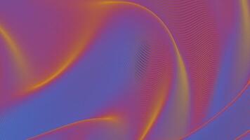 A colorful abstract background with wavy lines video