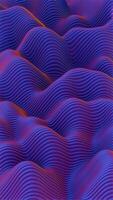 Abstract waves, 3d rendering of waves video