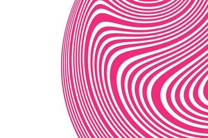 simple abstract pink color creative geometric wavy line pattern vector