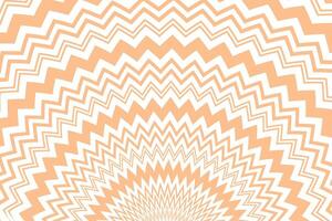simple abstract peach color round zig zag pattern of a zigzag design in orange and white vector