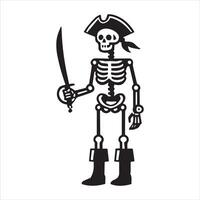 Undead Pirate Knight Artwork vector