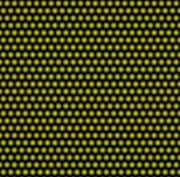 Texture in the form of a geometric pattern of golden balls on a black background vector