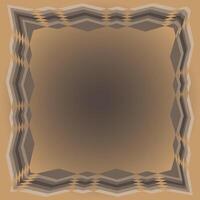 Original beautiful frame on a brown background vector