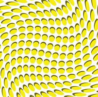 Abstract geometric background in yellow color vector