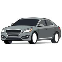 Concept Car Illustration for Cutting-Edge Branding Projects vector