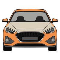 Custom Car Illustration with Unique Modifications for Enthusiasts vector