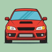 Concept Car Illustration with Futuristic Features and Styling vector