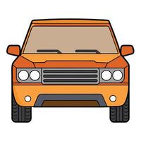 Car Illustration with Sharp and Aerodynamic Features vector