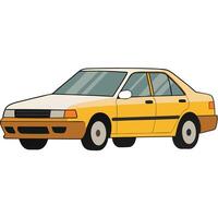 Car Illustration with Geometric Precision and Modern Design vector