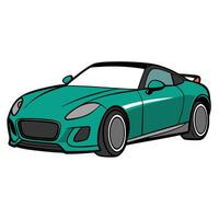Custom Racing Car Illustration for High-Speed Enthusiasts vector